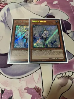 Yugioh! 2x NM Effect Veiler RA01-EN003 (Secret Rare) 1st Edition - Image 1