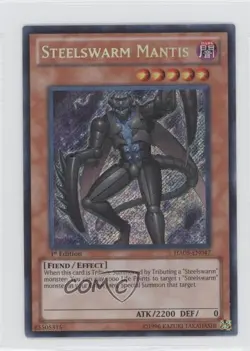 SCR - Steelswarm Mantis 1st Ed. YuGiOh Hidden Arsenal 5: Invasion 1s8 - Image 1