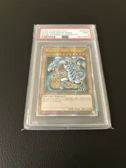 PSA 9 MINT Blue-Eyes White Dragon LC01-EN004 QCR Italian Error QCSE YUGIOH - Image 1