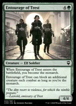 Entourage of Trest 224/361 Commander Legends MTG Magic the Gathering card - Image 1