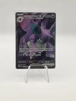 Pokemon TCG Team Rockets Nidoking EX Card 216/182 Mint/NM Condition - Image 1