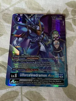 Digimon Card Game UlforceVeedramon ACE BT22-025 SR Alternate Art Cyber Eden auc - Image 1