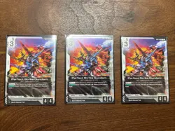 Gundam Card Game English Set of 3x Perfect Strike Gundam - Image 1