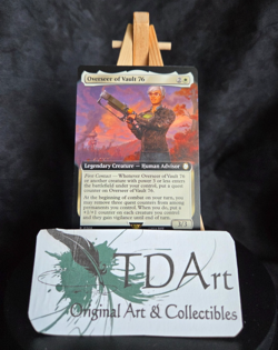 OVERSEER OF VAULT 76 ~ NM ~ MTG Magic - 0368 PIP Fallout - Extended Art - Image 1