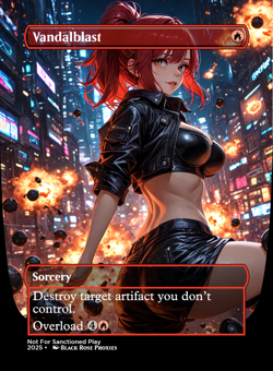Vandalblast - Various Styles - MTG Anime Custom - Playtest - Image 1