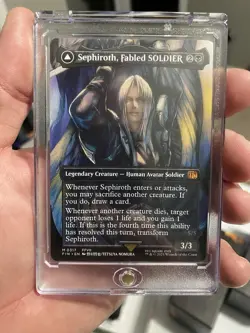 Sephiroth, Fabled Soldier - Borderless - Artist - FIN - MTG - EN - NM - 0317 - Image 1