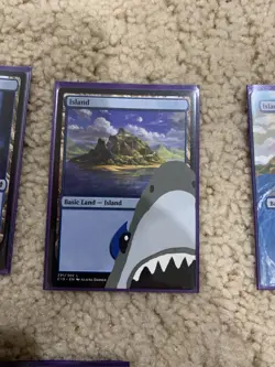 MTG Altered Art Hand-Painted Land - Image 1