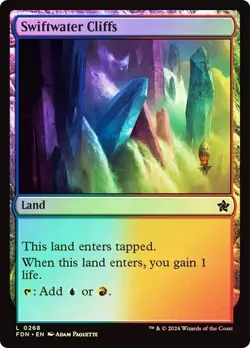 Swiftwater Cliffs Foundations Foil MTG Magic The Gathering - Image 1