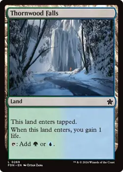 Thornwood Falls Foundations MTG Magic The Gathering - Image 1