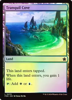 Tranquil Cove Foundations Foil MTG Magic The Gathering - Image 1