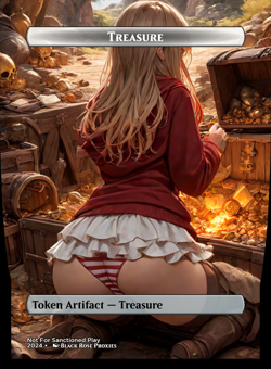 Treasure Token - Various Styles - MTG Anime Custom - Playtest - Image 1