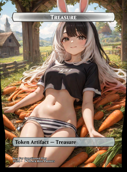 Treasure Token - Various Styles - MTG Anime Custom - Playtest - Image 3