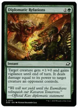 Diplomatic Relations - 0177 - Edge of Eternities - MTG - NM Ships Now - Image 1