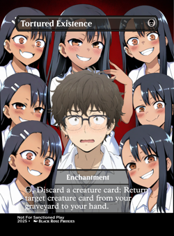 Tortured Existence - MTG Anime Custom - Playtest - Image 1