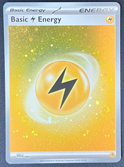 Pokemon Scarlet & Violet 151 Basic Lightning Energy 004 Cosmos Holo 4 Swirls🔥 - Image 2