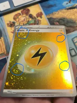 Pokemon Scarlet & Violet 151 Basic Lightning Energy 004 Cosmos Holo 4 Swirls🔥 - Image 4