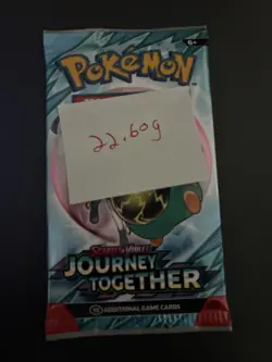 Heavy! Over 22.60 Gram Pokemon Journey Together Booster Pack Sealed - Image 4