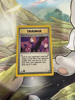 MP - Team Rocket's Evil Deeds 103/105 - 1st Edition Neo Destiny | Pokemon TCG - Image 1