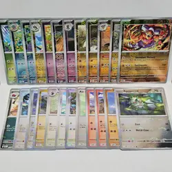 Pokemon Black Bolt & White Flare Set Poke Ball Pattern Lot of 24 (NO DUPES) - Image 1