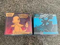 Pokemon Obsidian Flames Elite Trainer Box + Black Bolt ETB New And Sealed - Image 1