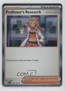 Professor's Research Holo Pokemon SV01: Scarlet & Violet #189 w1s - Image 1