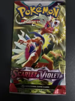 VERY HEAVY 22.89g Scarlet And Violet Base Pokemon TCG Booster Pack - Image 2