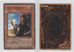 Sand Gambler Unlimited YuGiOh Ancient Sanctuary #AST-069 2004 5p5 - Image 3
