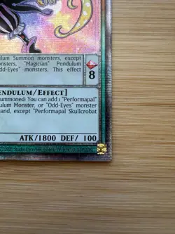 Yugioh Performapal Skullcrobat Joker Quarter Century Secret Rare RA04-EN257 NM - Image 5