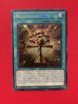 Yugioh! Millennium Ankh INFO-EN053 Secret Rare 1st Edition NM - Image 1