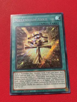 Yugioh! Millennium Ankh INFO-EN053 Secret Rare 1st Edition NM - Image 2