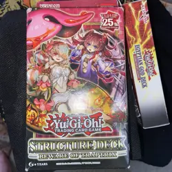 YuGiOh 25th Anniversary Beware of Traptrix 1st Ed. +Egyptian God Slifer Sky Deck - Image 1