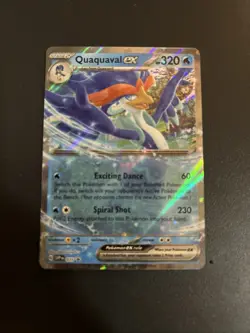 Quaquaval ex SVP 035 Holo Black Star Promo Holo Rare Pokemon TCG Card NM - Image 2