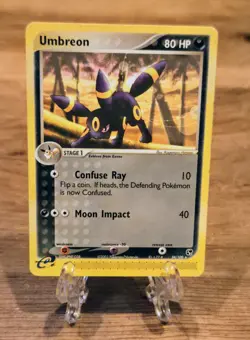 UMBREON 24/100 Rare Pokemon Card EX Sandstorm LP 2003 - Image 4