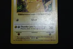 Pokemon Card PL Shadowless Red Cheeks Pikachu 58/102 Base Set - Image 3