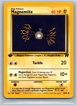 MAGNEMITE - 60/82 - Team Rocket - Pokemon Card - LP - Image 1