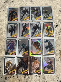 Marvel Topps Chrome card lot with 45 Random cards (see pics) - Image 2