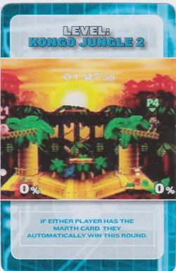 Kongo Jungle 2 - 2001 Super Smash Bros. Melee Battle Card Magazine Exclusive - Image 1