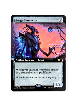 Surge Conductor R 0039 Extended Art Regular MTG Edge Of Eternities EOC EN NM/M - Image 1