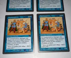 MTG X4 * Clambassadors X4 Unglued PlaySet NM/M - NP Regular SellbyCyn - Image 4