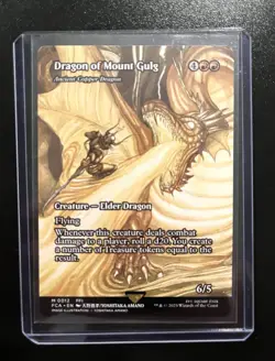MTG Final Fantasy Dragon of Mount Gulg Mythic Showcase Ancient Copper Non-foil - Image 1
