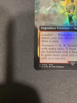 Mtg Magic: FInal Fantasy - Rydia, Summoner Of Mist Extended Art (Foil) (504) - Image 5