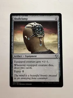 Skullclamp - MTG Commander 2017 - NM - Image 1