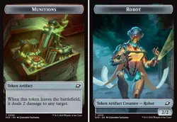 1x - MUNITIONS \ ROBOT Token (#09/10) - Edge of Eternities - NM MTG - Image 1