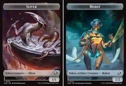 1x - SLIVER \ ROBOT Token (#01/10) - Edge of Eternities - NM MTG - Image 1