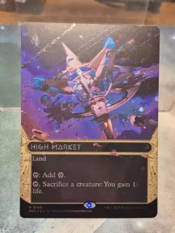 High Market GALAXY FOIL STELLAR SIGHTS BORDERLESS Edge of Eternities MTG Card - Image 1