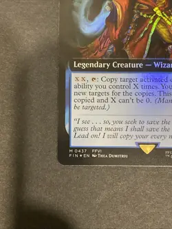 Gogo, Master Of Mimicry (Extended Art Foil) Final Fantasy MTG Near Mint - Image 5