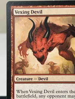 MTG: Vexing Devil Avacyn Restored Regular Rare Red Creature #164 - Image 4