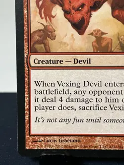 MTG: Vexing Devil Avacyn Restored Regular Rare Red Creature #164 - Image 5
