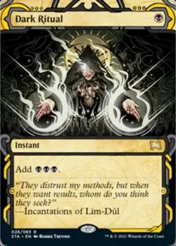 Dark Ritual - Extended Art - Strixhaven - MTG - Image 1