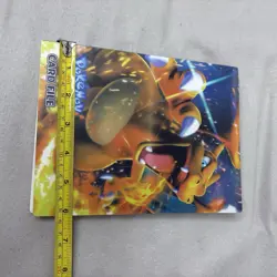 Pokemon TCG Charizard Mini Binder Card File 4 Pocket 120 Slots Ringless - Image 2